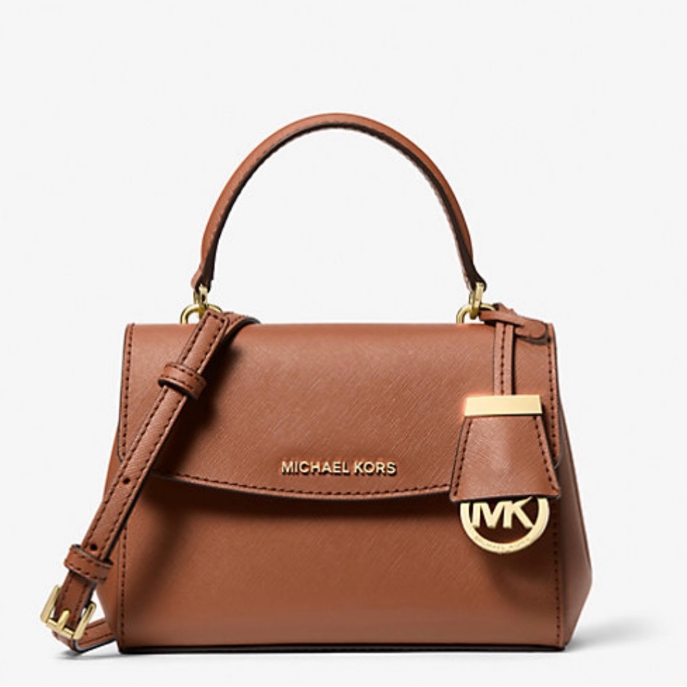 Michael Kors Ava Extra-Small Saffiano Leather Crossbody